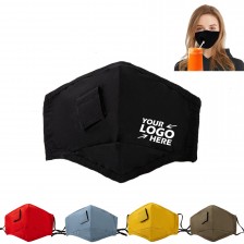 Reusable Face Mask with Straw Hole